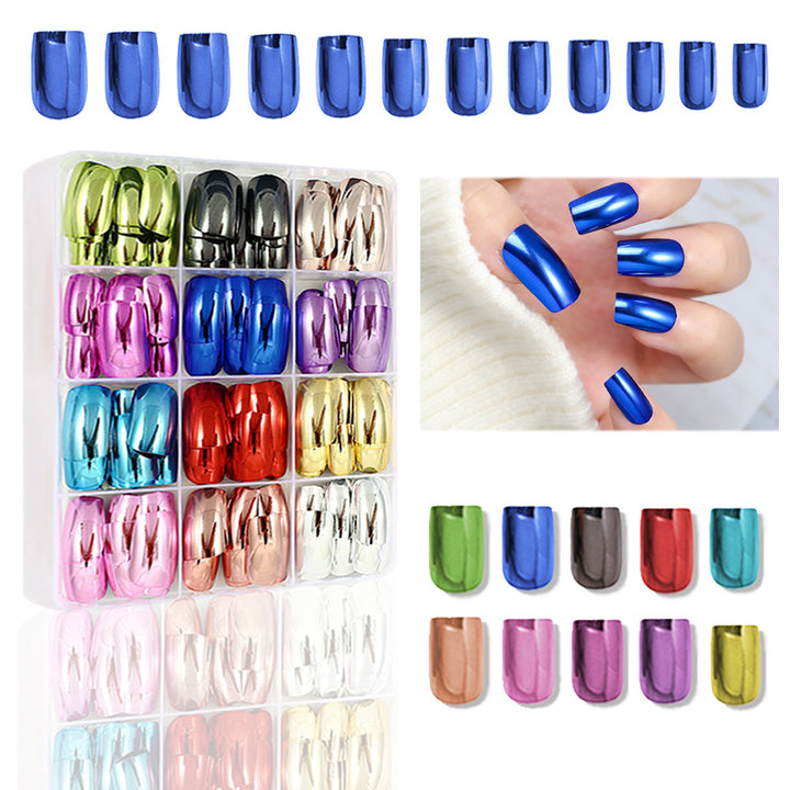 Metallic Polish Press-On Nail Set Stornfield