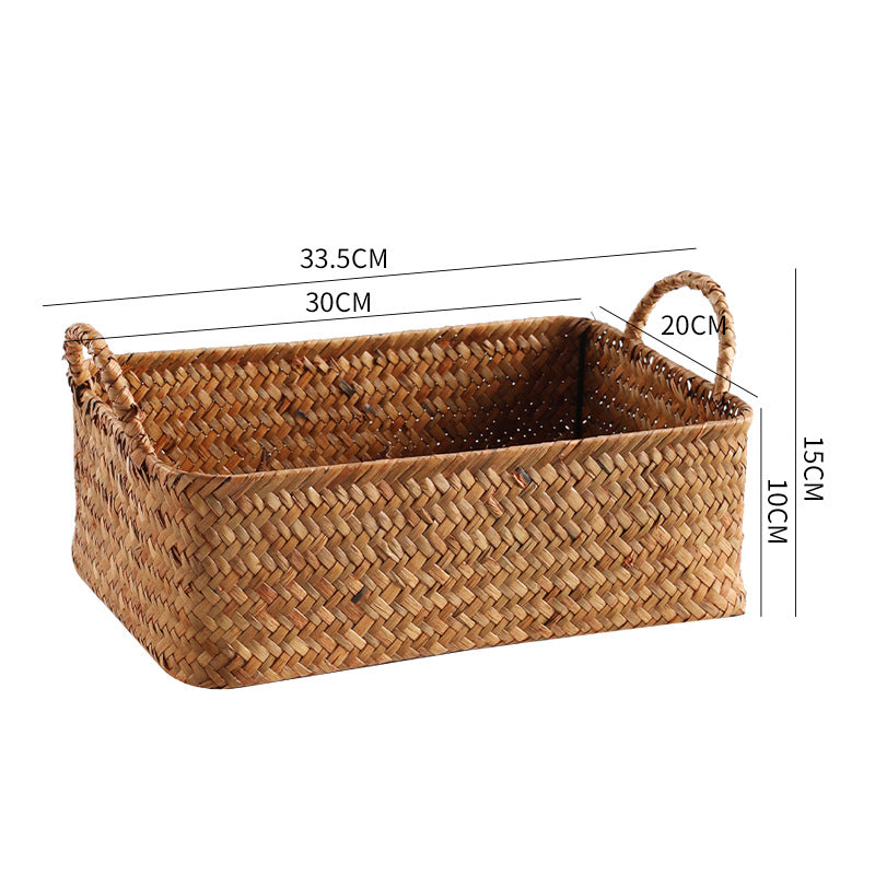 Handwoven Natural Storage Basket Stornfield