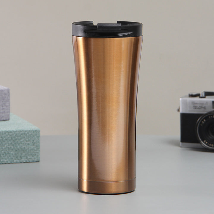 Women elegant double-walled coffee mug with non-slip silicone base Stornfield