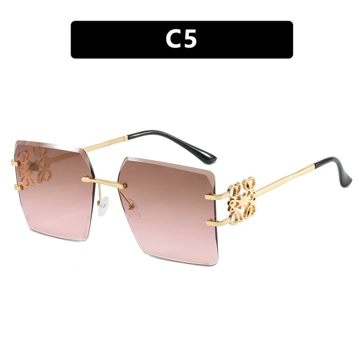 Ladies Designer Sunglasses with striking geometric frame Stornfield