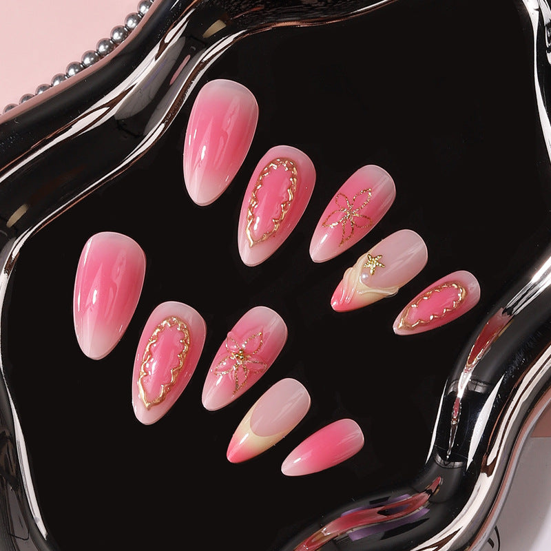 Elegant Abstract Press-On Nail Set Stornfield