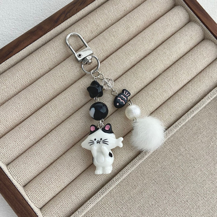 Cat-Themed Charm Keychain Stornfield