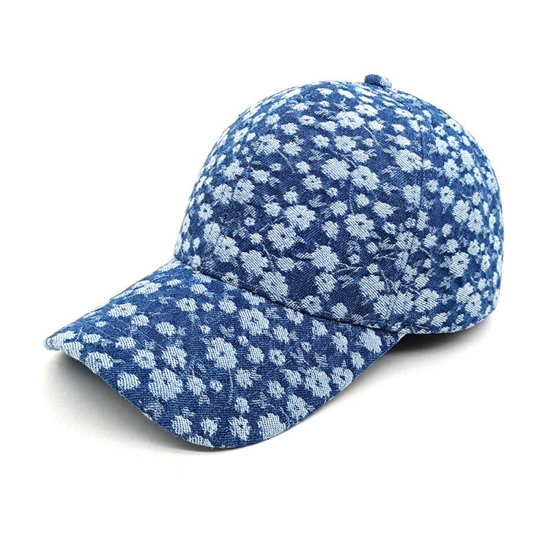 Women's Floral Textured Cotton Baseball Cap Stornfield