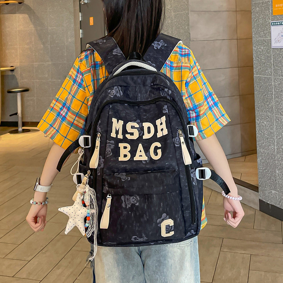 Stylish Embroidered Casual Backpack Stornfield 1791205709