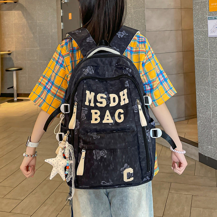 Stylish Embroidered Casual Backpack Stornfield 1791205709