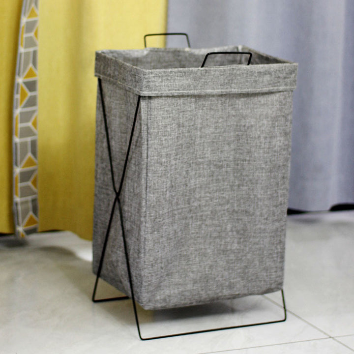Decorative laundry basket with inspiring quotes Stornfield