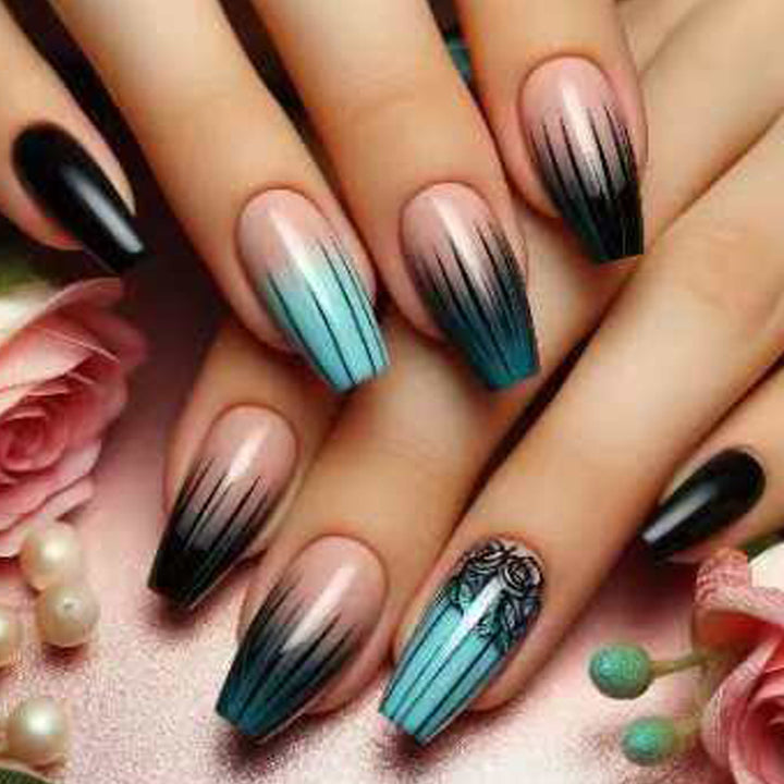 Ombre Gradient Nail Art Extensions Stornfield