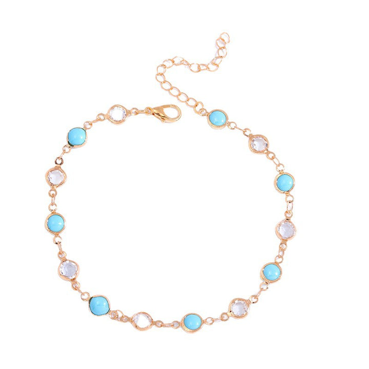 Decorative Gemstone Anklet Stornfield