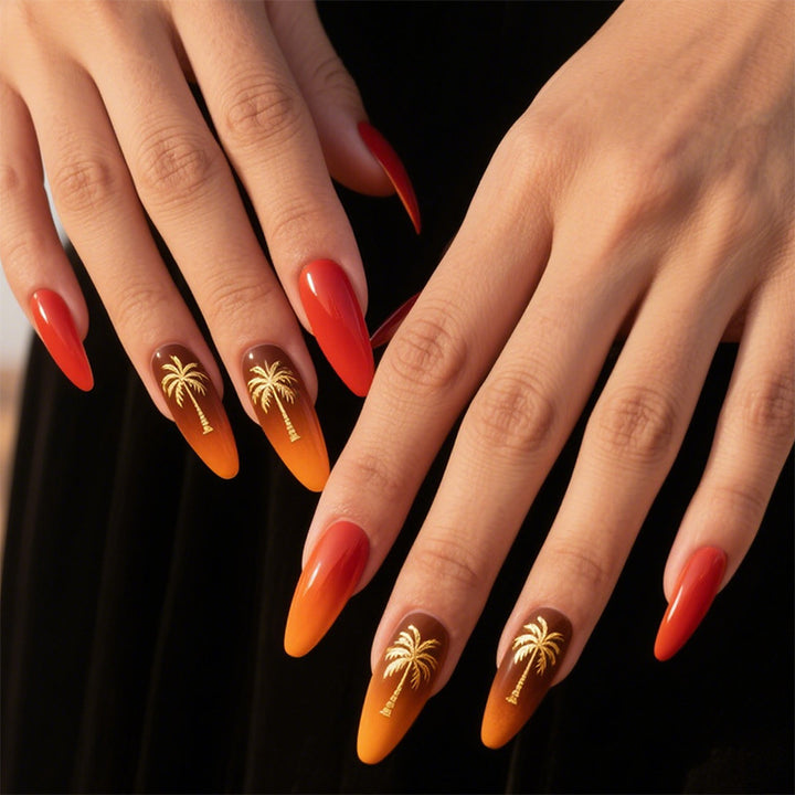 Decorative Press-On Nail Tips Stornfield