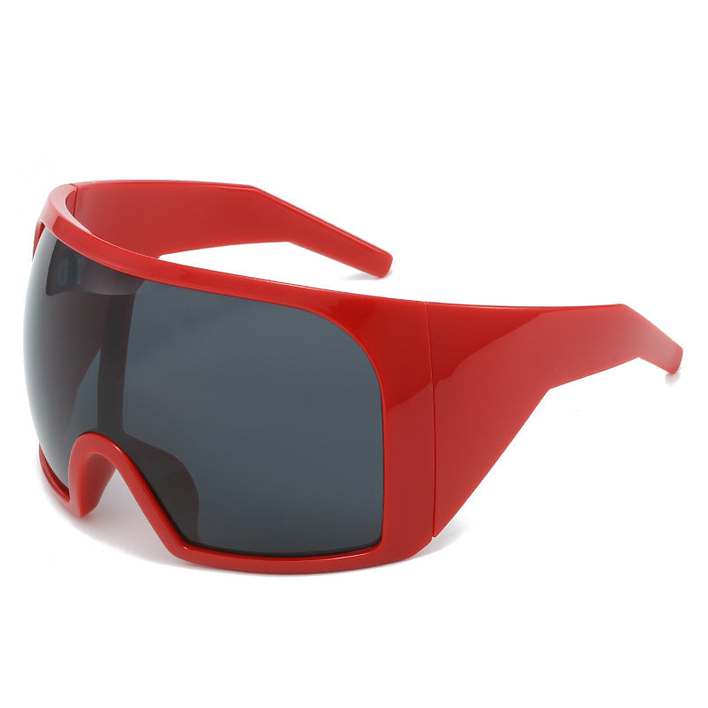 Oversized Shield Sunglasses with Enhanced UV Protection Stornfield