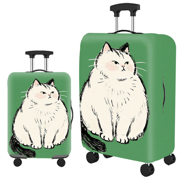 Tropical Leaf Print Hard Shell Luggage Stornfield