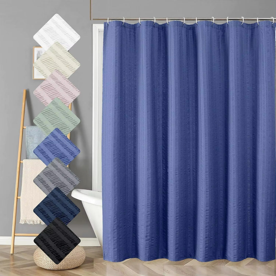 Premium Textured Shower Curtain Stornfield