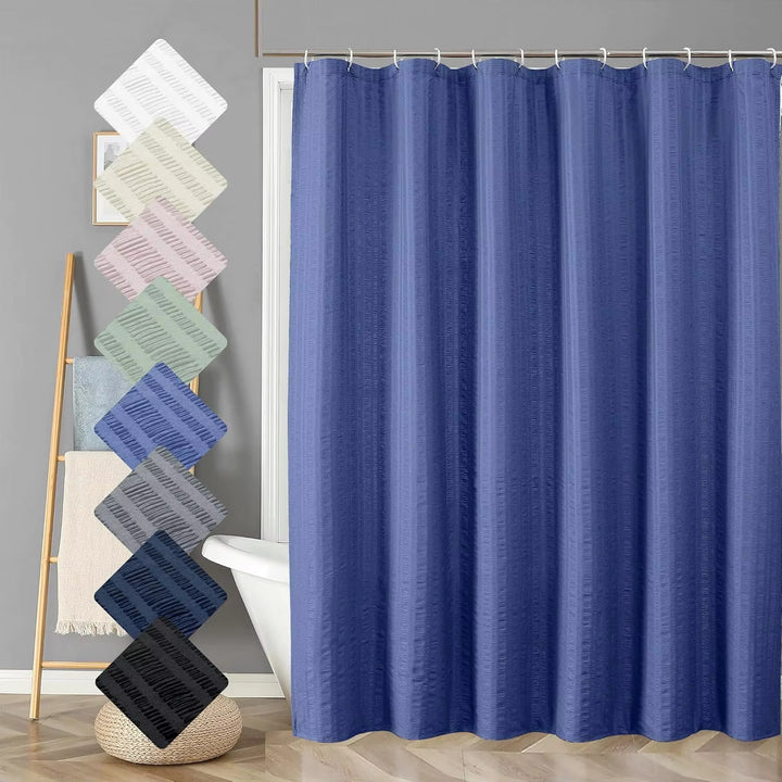 Premium Textured Shower Curtain Stornfield