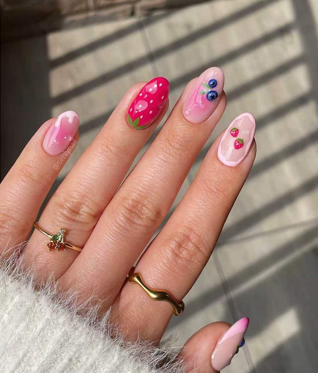 Artistic Fruit-Inspired Nail Art Stornfield