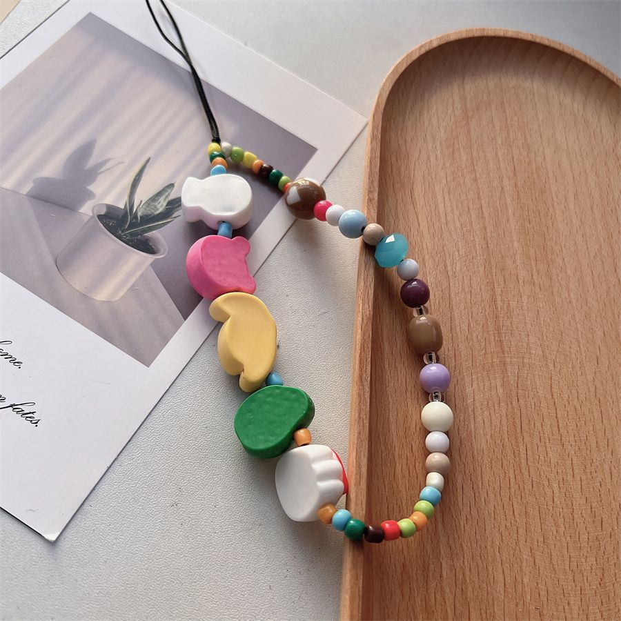 Playful Character Beaded Lanyard Stornfield