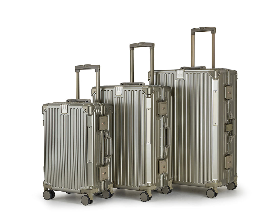 Unisex Aluminum Hard Shell Travel Luggage Set Stornfield