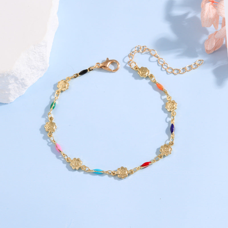 Elegant Adjustable Gemstone Chain Bracelet Stornfield