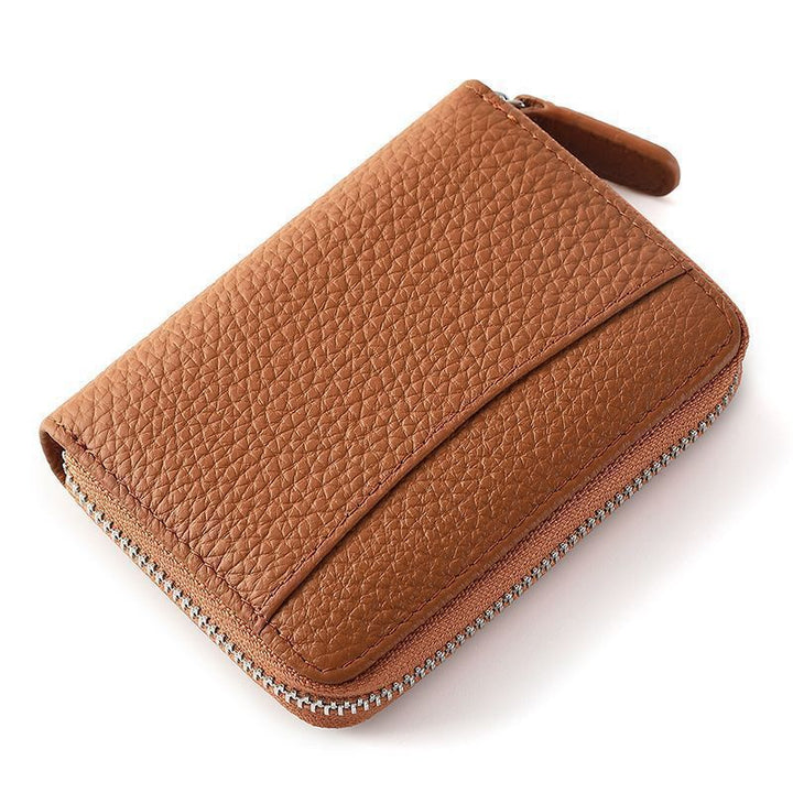 Durable Leather Zip Wallet Stornfield