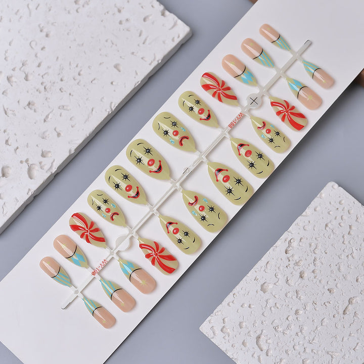 Whimsical Character-Inspired Press-On Nail Set Stornfield