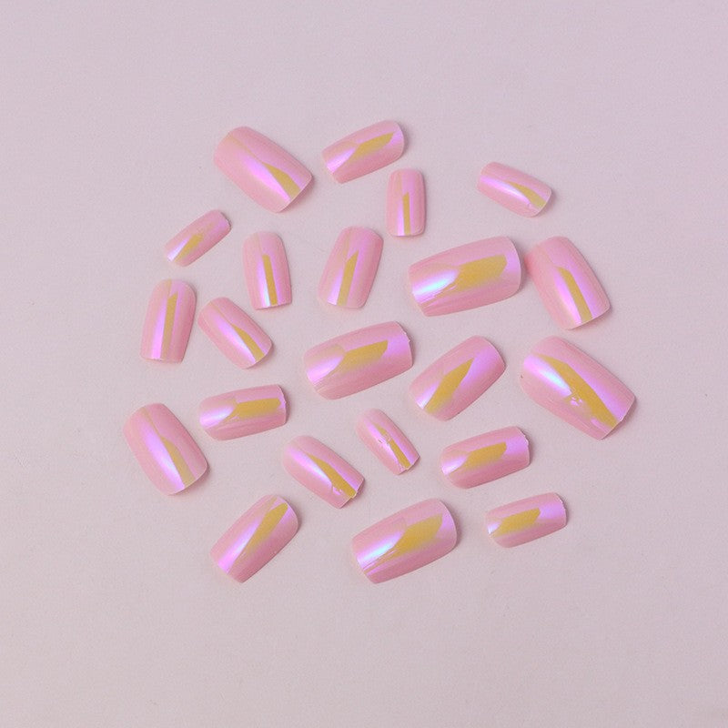 Natural French Tip Press-On Nails Stornfield