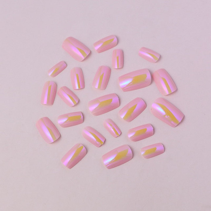 Natural French Tip Press-On Nails Stornfield