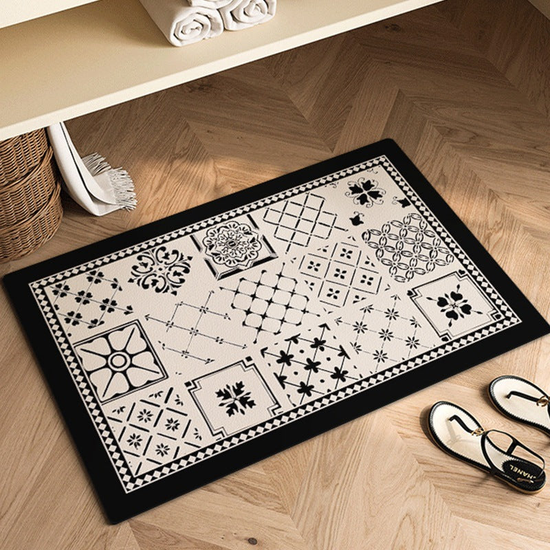 Artistic Geometric Bathroom Mat