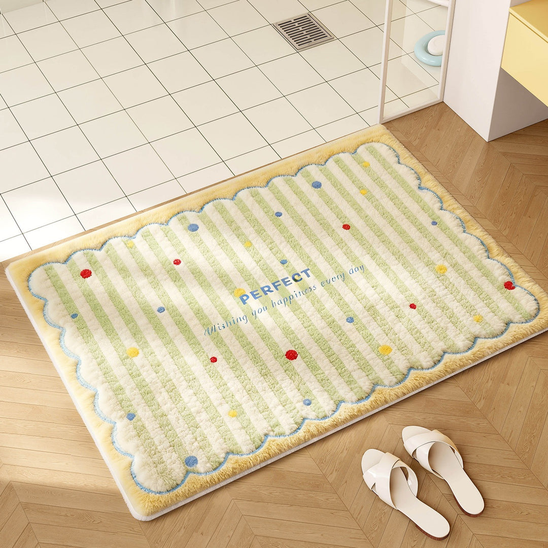 Whimsical Animal-Themed Plush Bath Mat