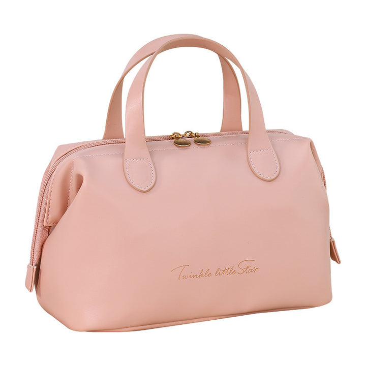 Cosmetic transport bag made of high-quality synthetic leather with stylish design Stornfield