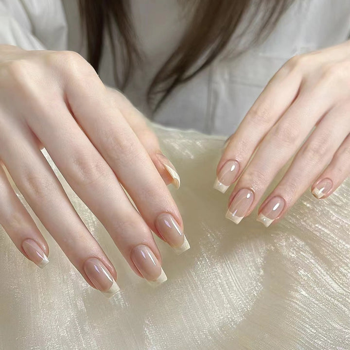 Artistic Floral Press-On Nail Set