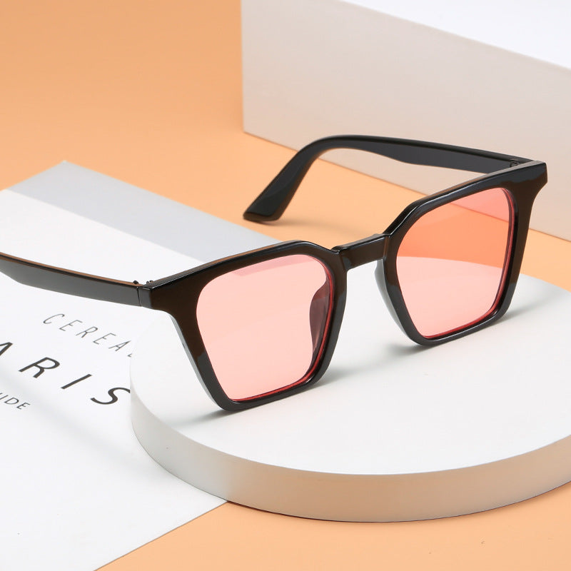 Women's square sunglasses with distinctive shield design and UV protection Stornfield