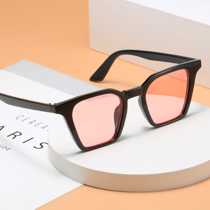 Women's square sunglasses with distinctive shield design and UV protection Stornfield