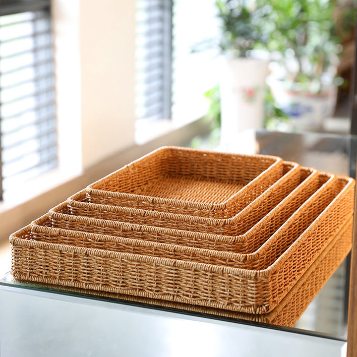 Handwoven Decorative Storage Tray Stornfield