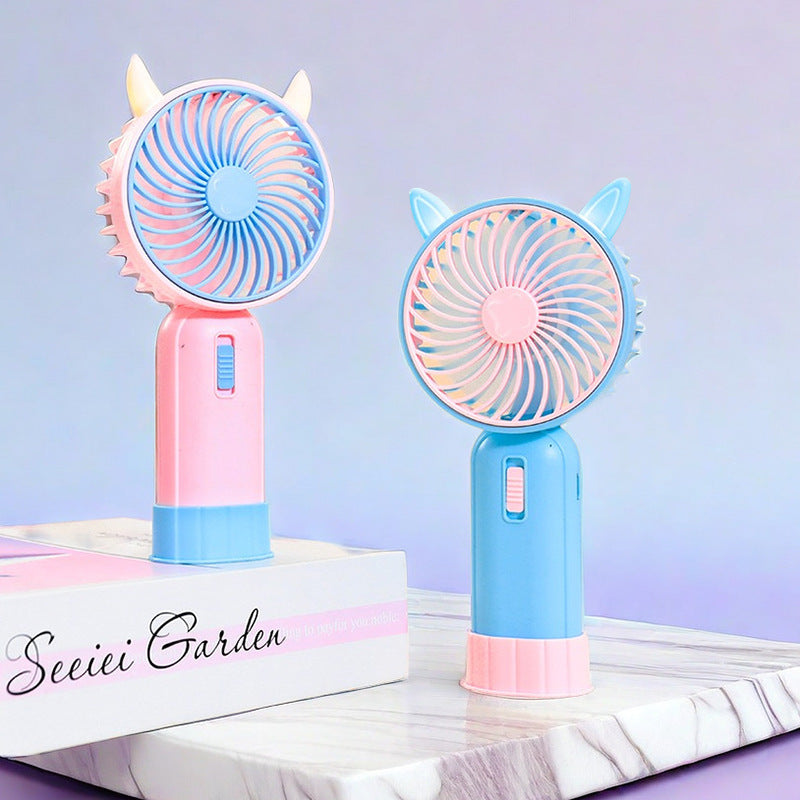 Women's Portable Handheld Fan with Cute Animal Design Stornfield