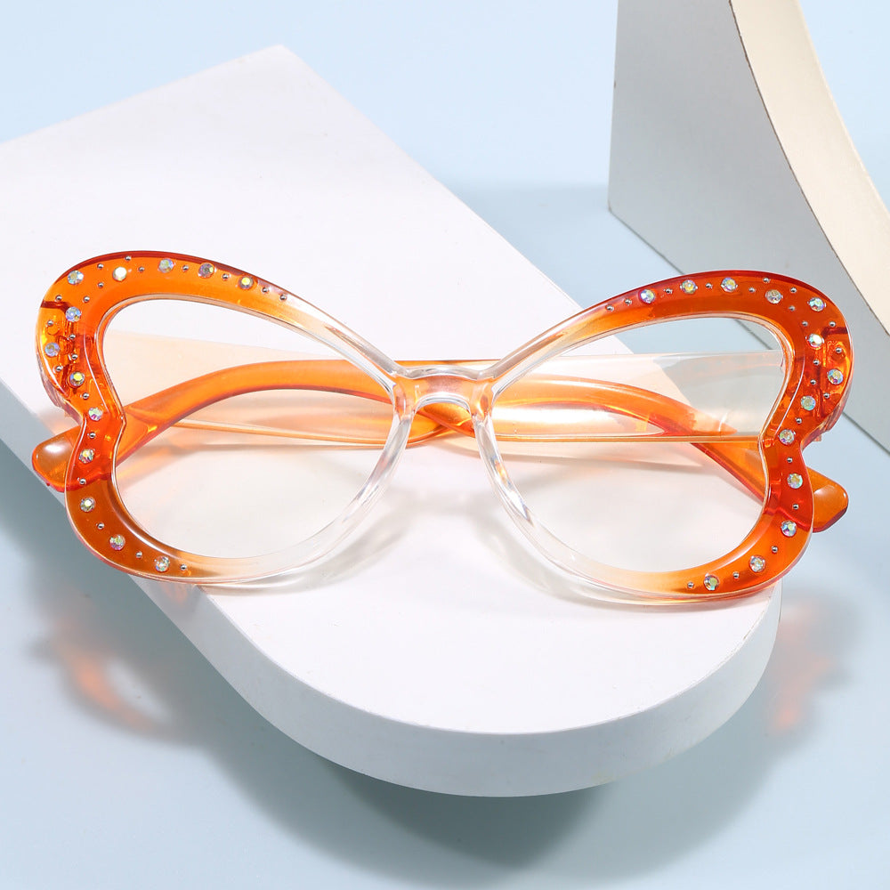 Women's playful heart-shaped sunglasses with glitter accents Stornfield