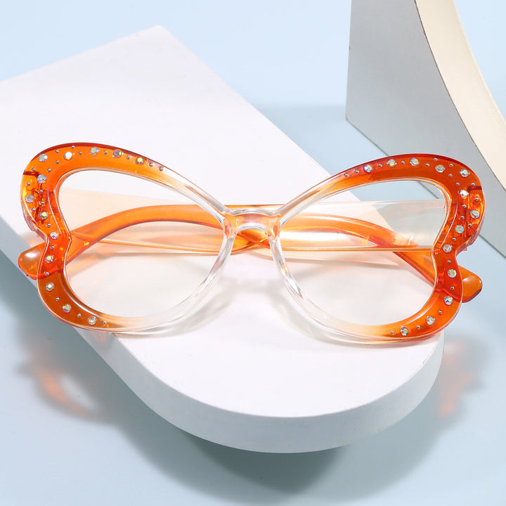 Women's playful heart-shaped sunglasses with glitter accents Stornfield