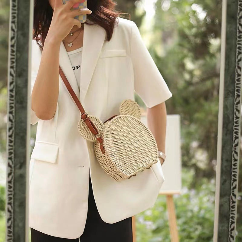 Women's shoulder bag with playful ear design Stornfield