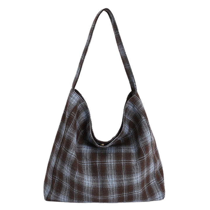 Casual Plaid Shoulder Bag