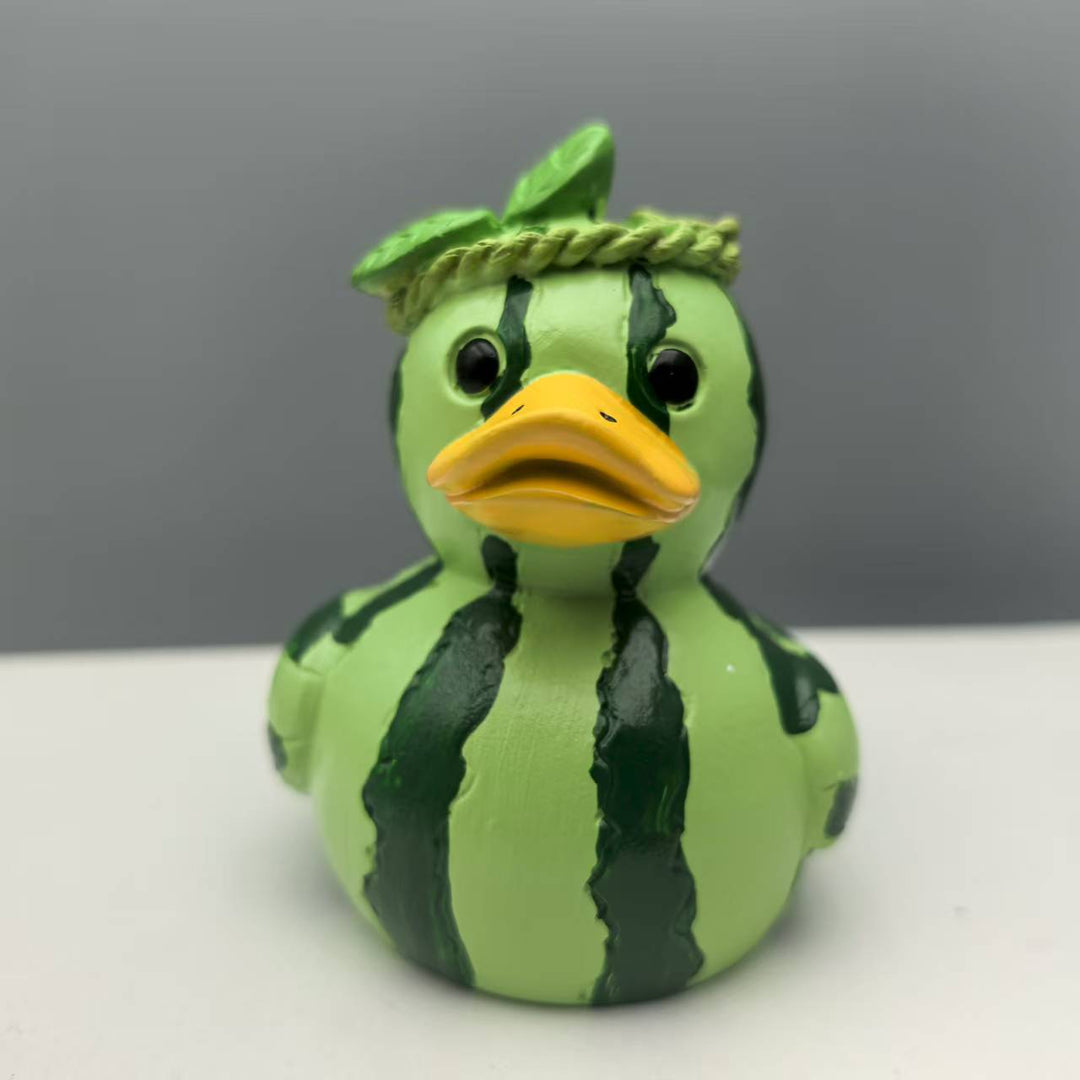 Funny rubber duck with strawberry design Stornfield