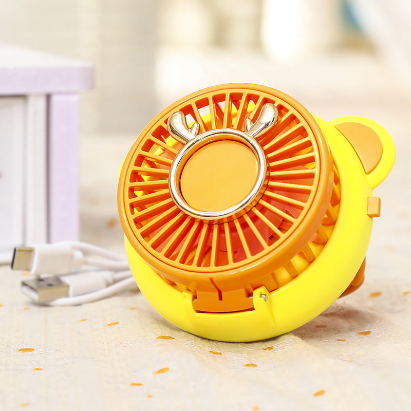 Women's Portable Mini Fan with Integrated Mirror and Spray Function Stornfield