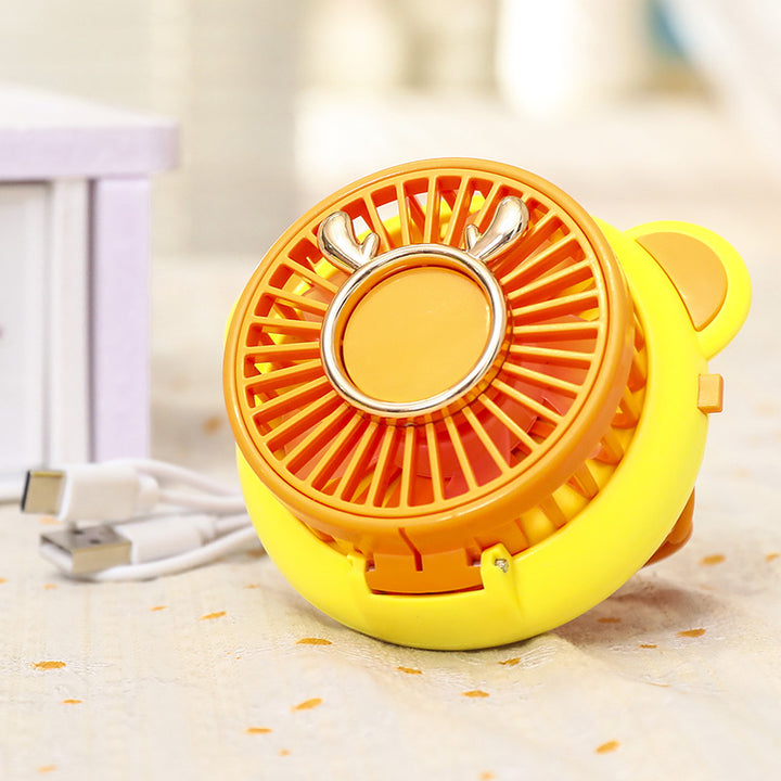 Women's Portable Mini Fan with Integrated Mirror and Spray Function Stornfield