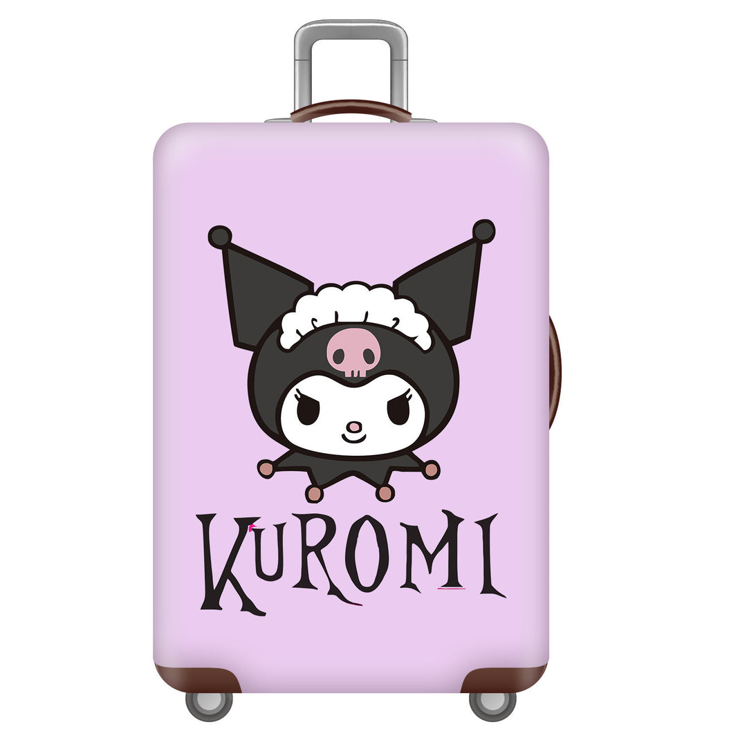 Unisex children's suitcase with reinforced hard shell, telescopic handle and Kuromi motif Stornfield