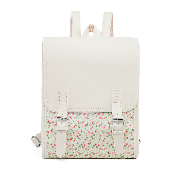 Floral Print Structured Backpack Stornfield