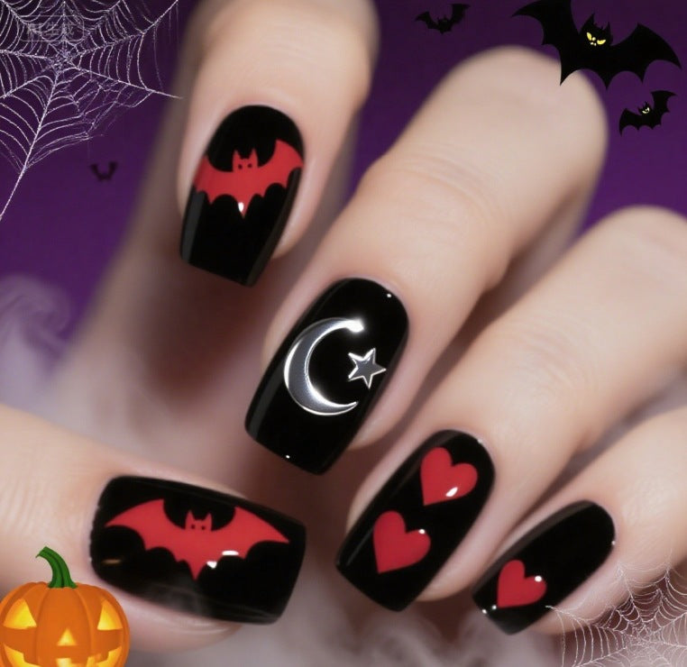 Artistic Halloween Themed Nail Art Stornfield