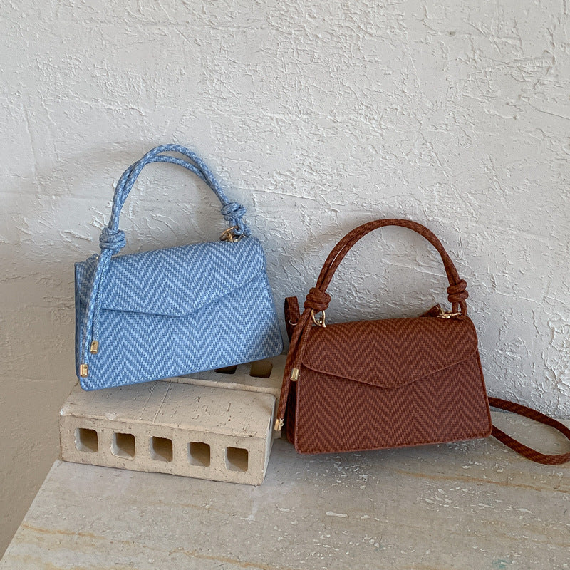 WoElegant Textured Fabric Handbag Stornfield