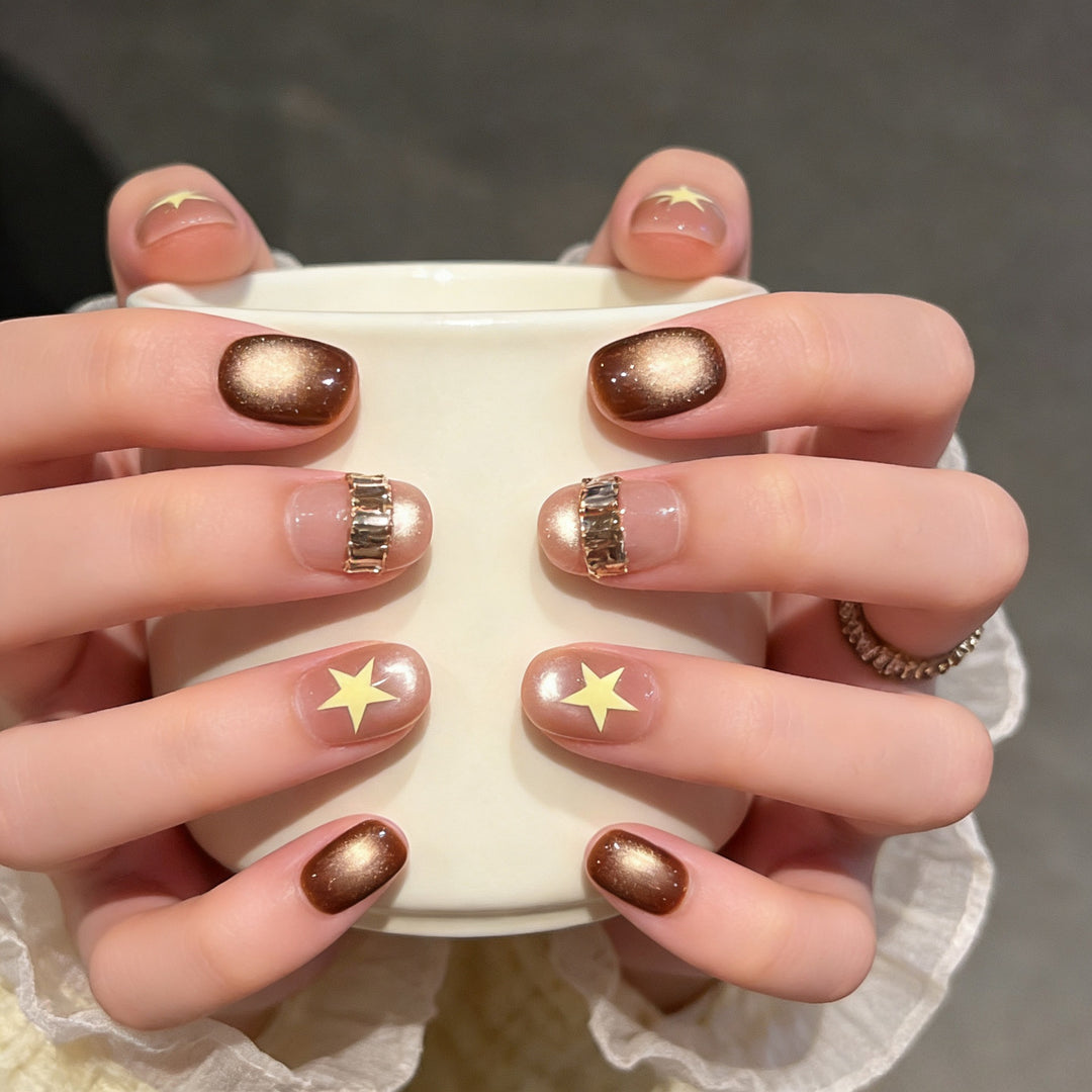 Elegant Nail Art Extensions with Pearl Accents Stornfield