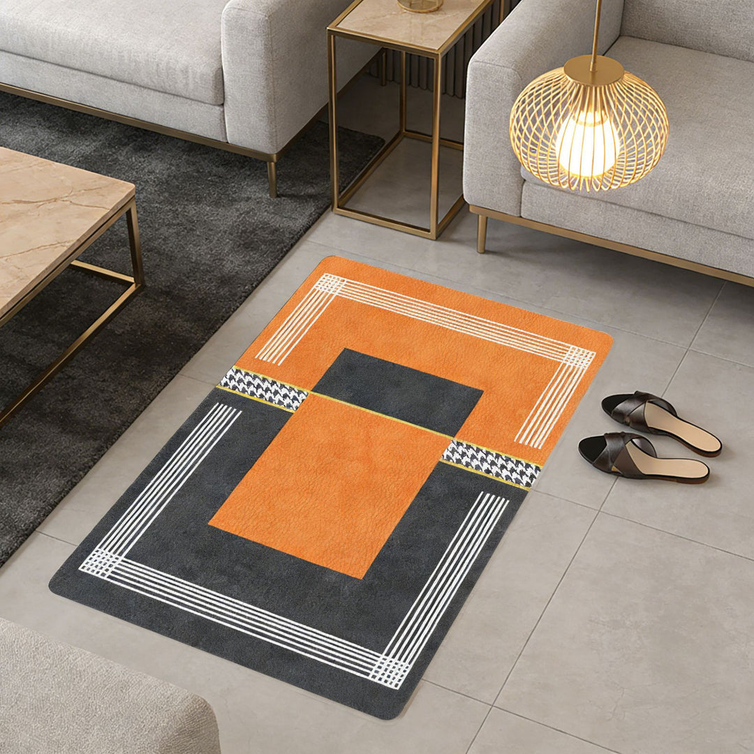 Decorative Geometric Pattern Area Mat Stornfield