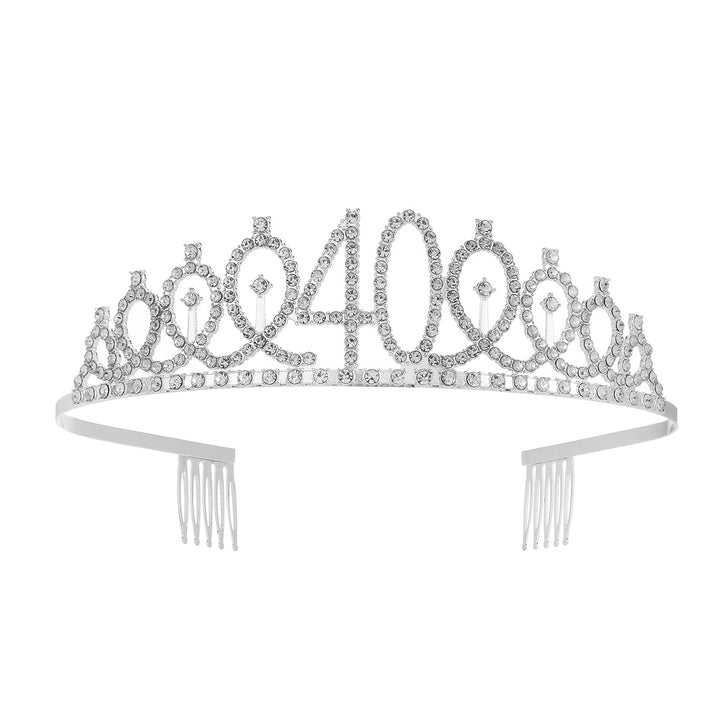 Ladies Glittering Crown with Swarovski Stones Stornfield