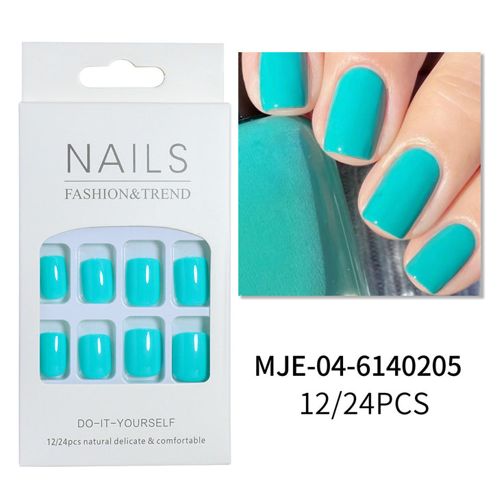 Glossy Press-On Nail Set with Elegant Design Stornfield