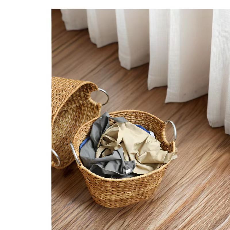Rustic Woven Laundry Hamper Stornfield