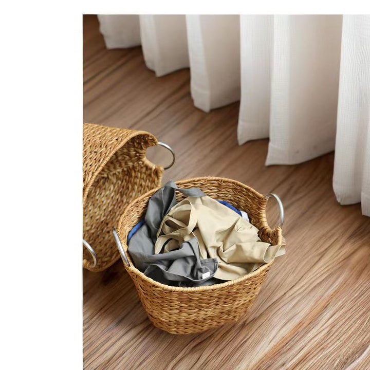 Rustic Woven Laundry Hamper Stornfield